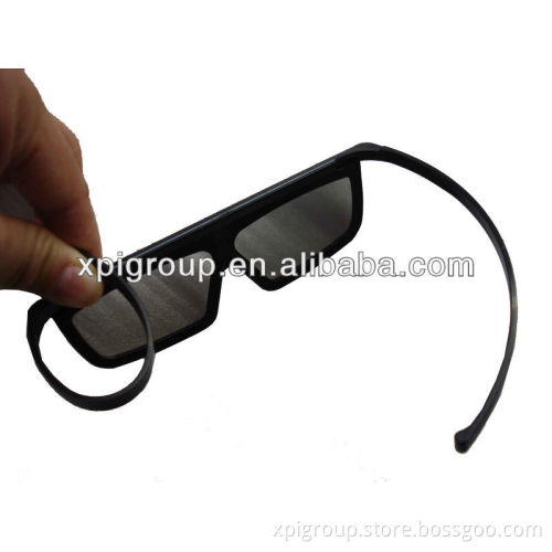 plastic frame Linear or Circular polarized Real D 3d glasses